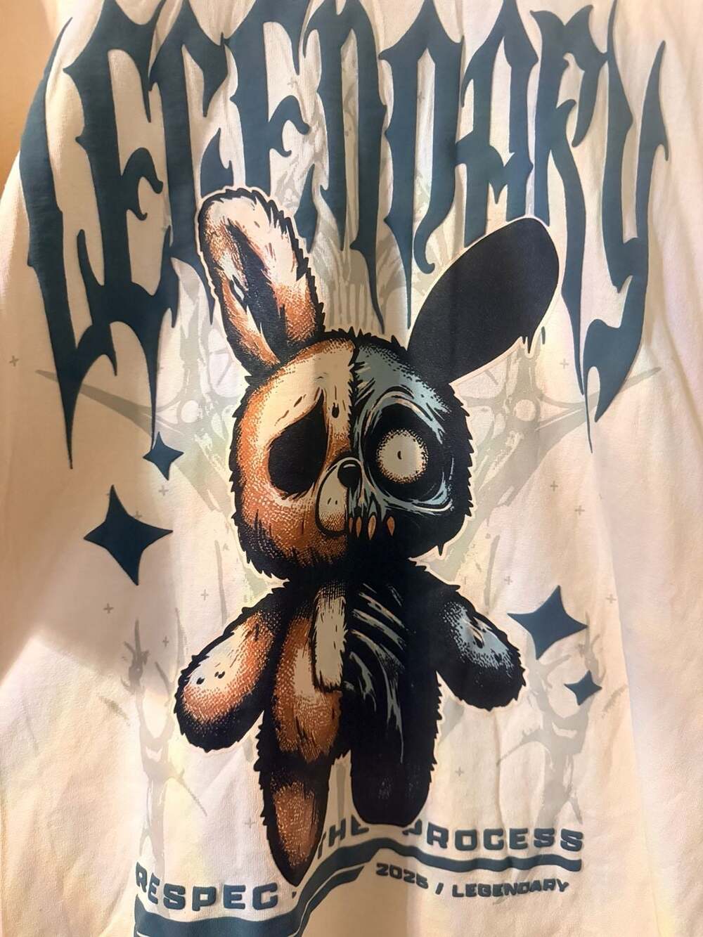 Hustle G Legendary Rabbit Graphic T-Shirt Size XL Vintage Street Style